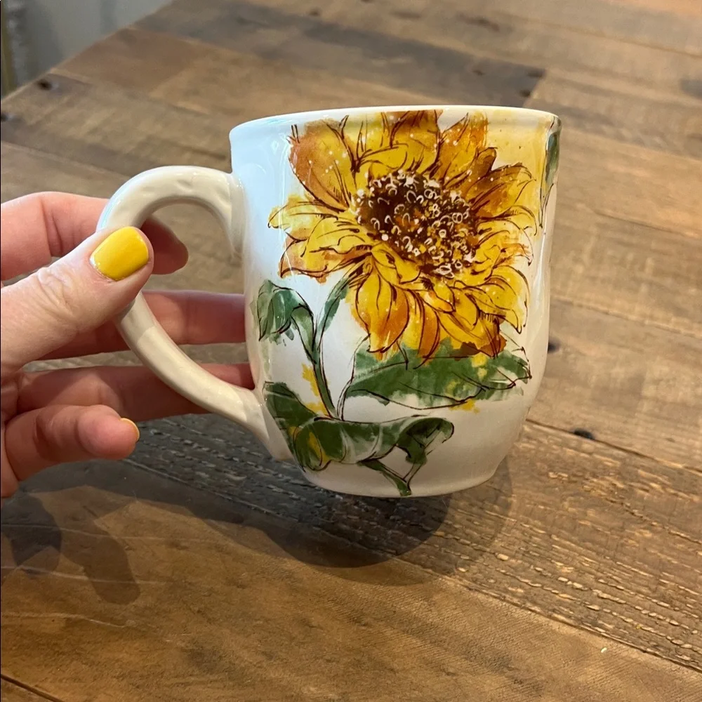 PIER 1 imports - sunflower blooms mug